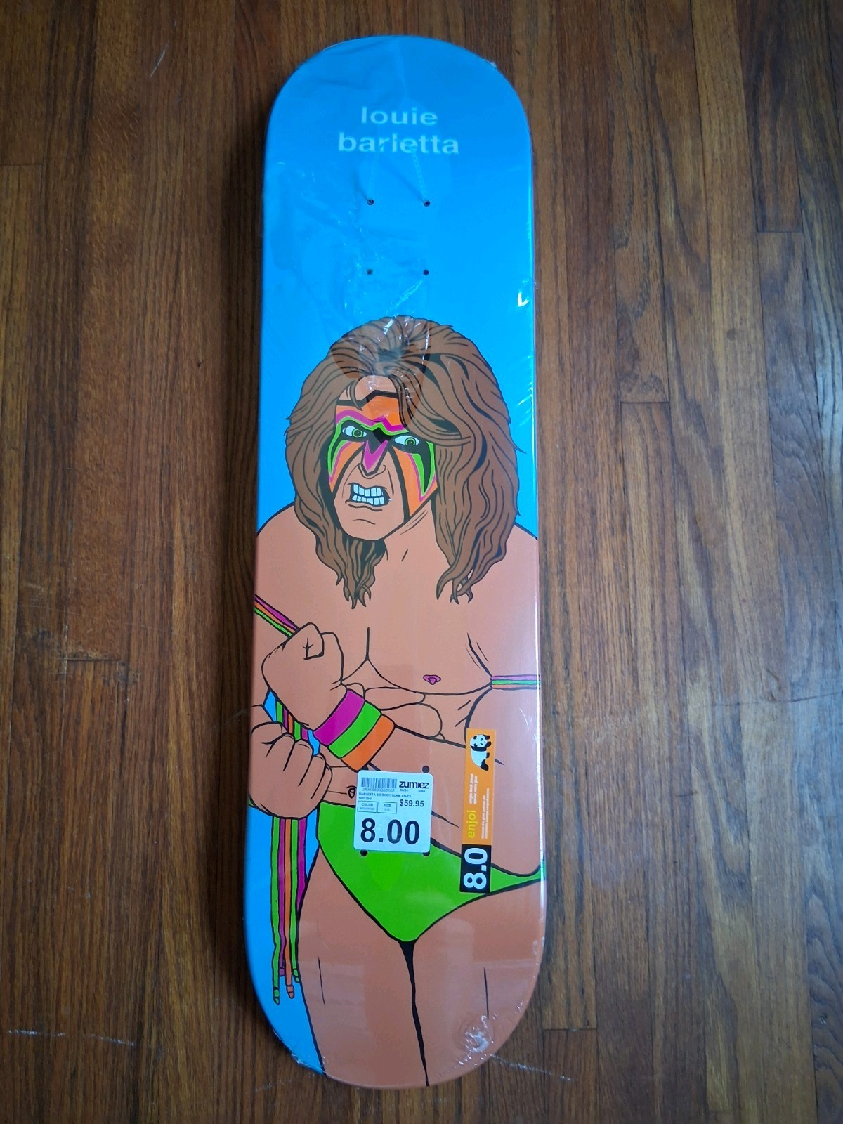 New - Enjoi Skateboards Barletta Ultimate Warrior WWF 8\