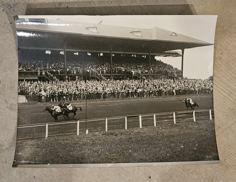 1926 Press Photo - French Horse Bou Chaib Wins Yonkers Handicap, Empire City