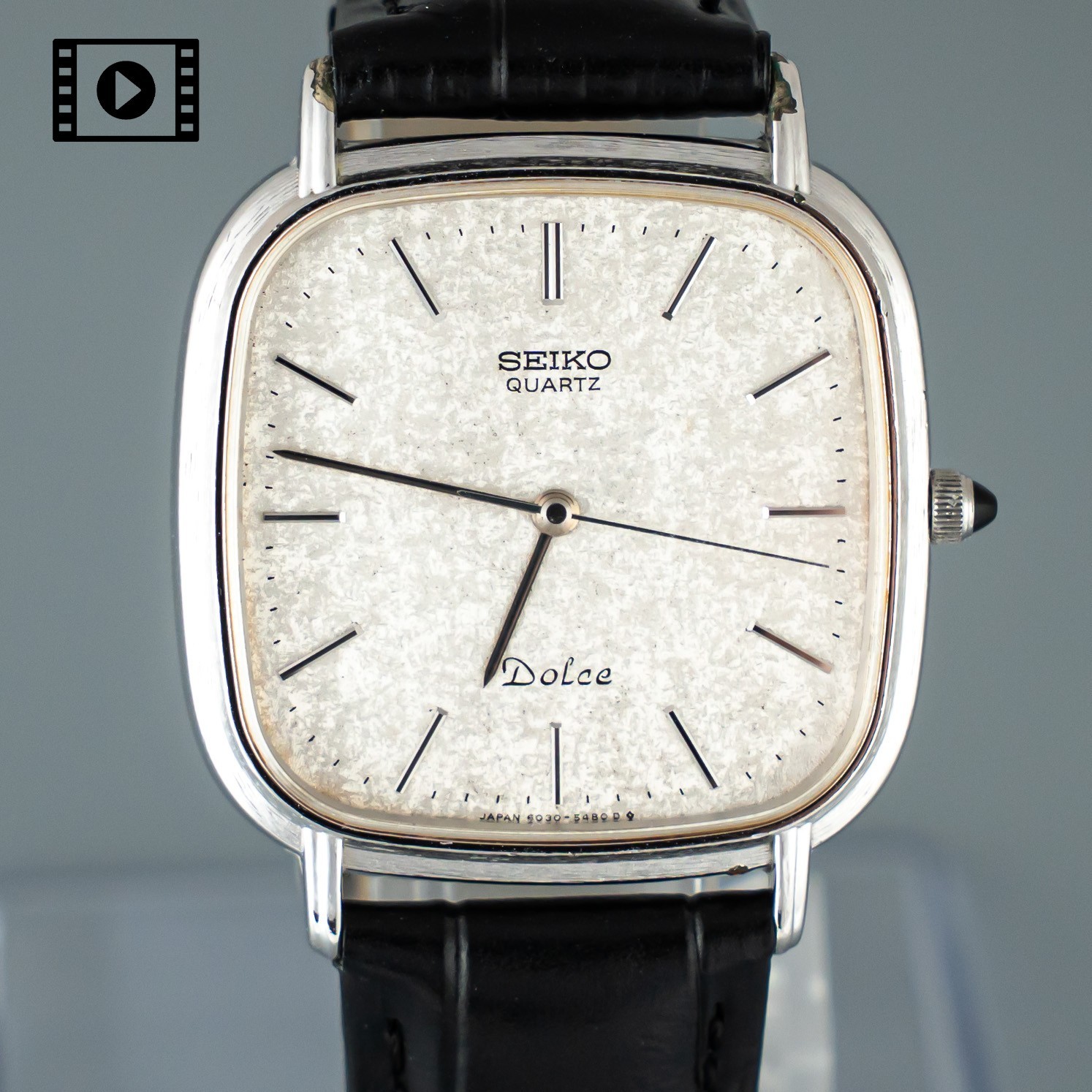 Seiko Rare Dolce 6030-5420 [US Stock] Vintage 1981 Mens Quartz Watch JP *N.Mint
