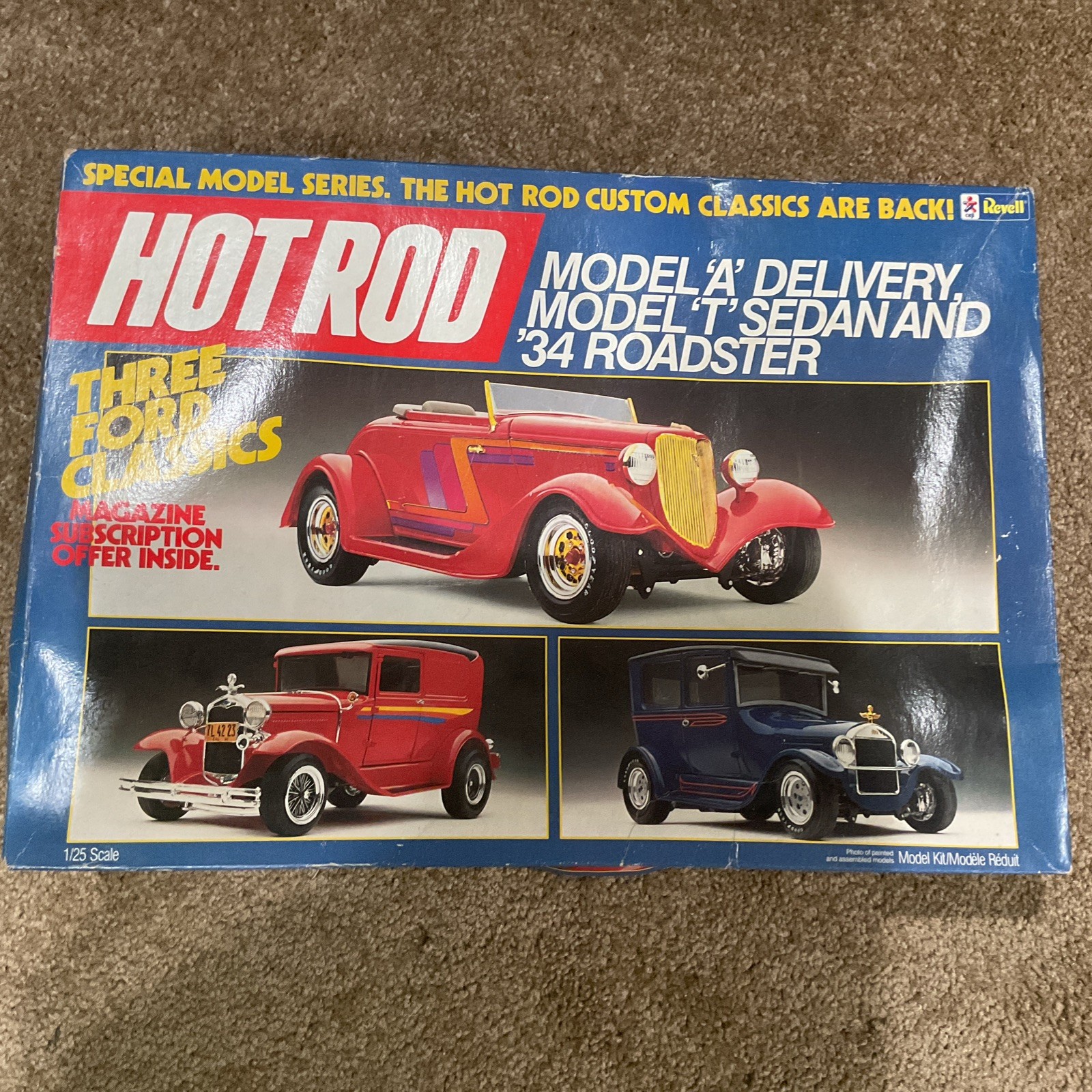 REVELL. 7446. FORD CLASSICS COMBO. HOT ROD. 1/25 SCALE - sealed bags no box