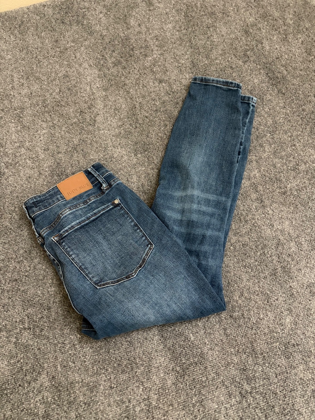 Judy Blue Womens Skinny Ankle Jeans Slim Fit HIGH  Rise Dark Wash Stretch 16W