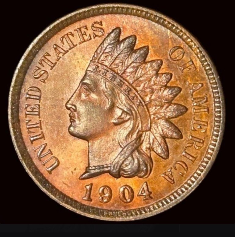 1904 Indian Head Cent - OUTSTANDING GEM BRILLIANT UNCIRCULATED - 