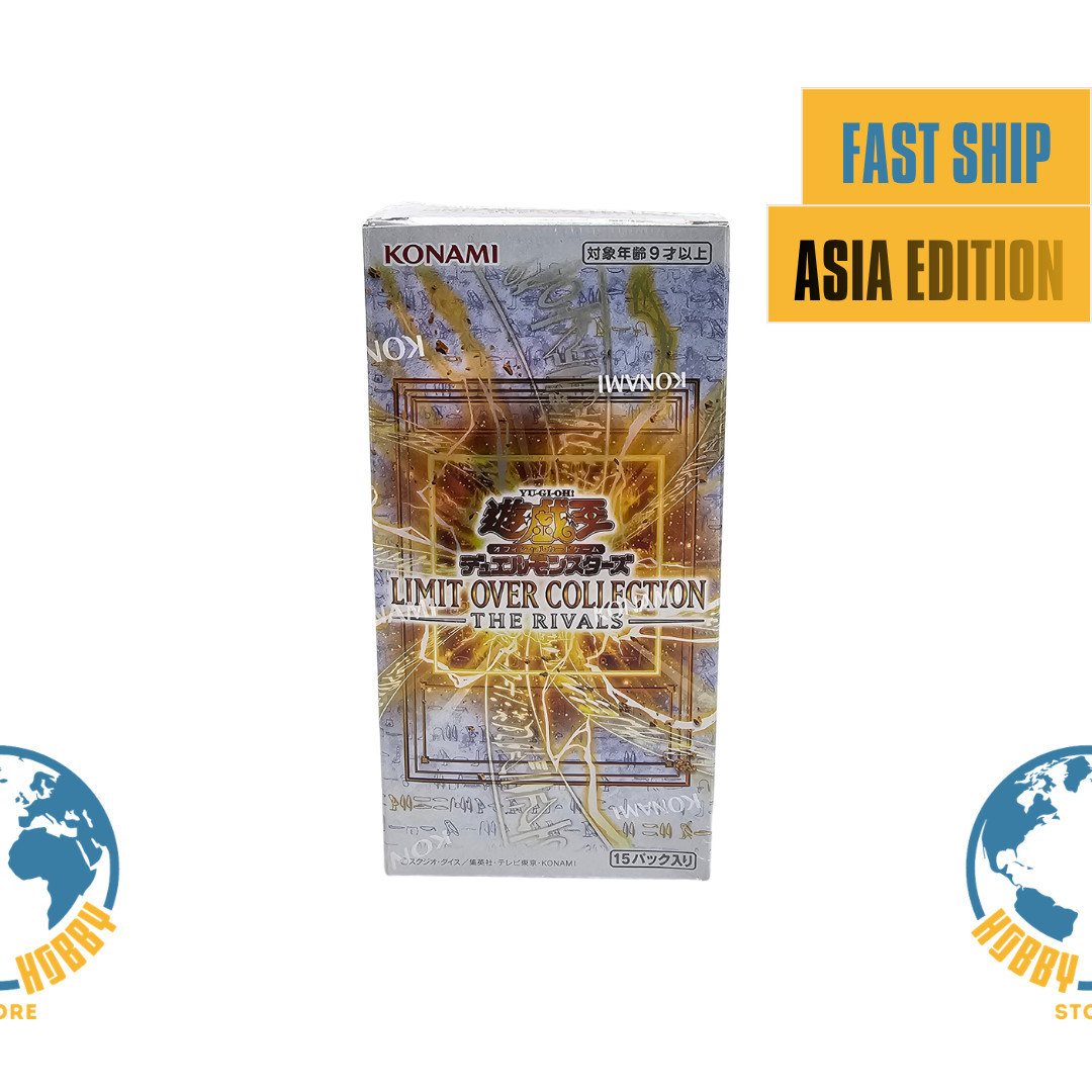 Asia edition Yu-Gi-Oh JP LIMIT OVER COLLECTION THE RIVALS Box Sealed 3+1 Promo