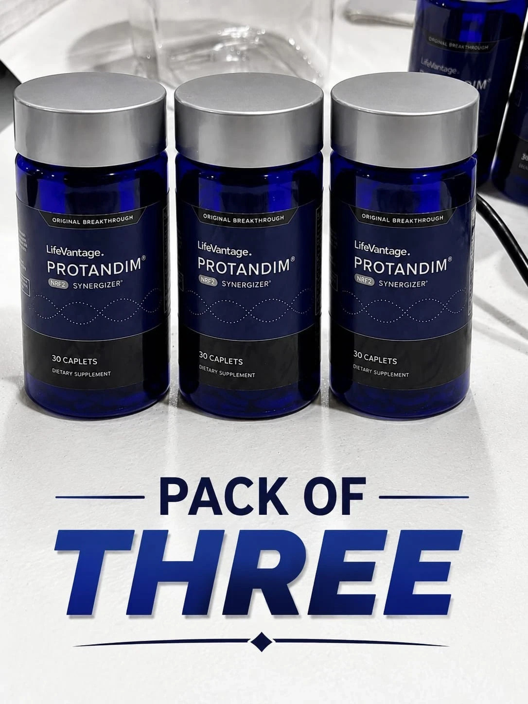 3-Pack (30 Caplets Each) LifeVantage Protandim NRF2 Synergizer