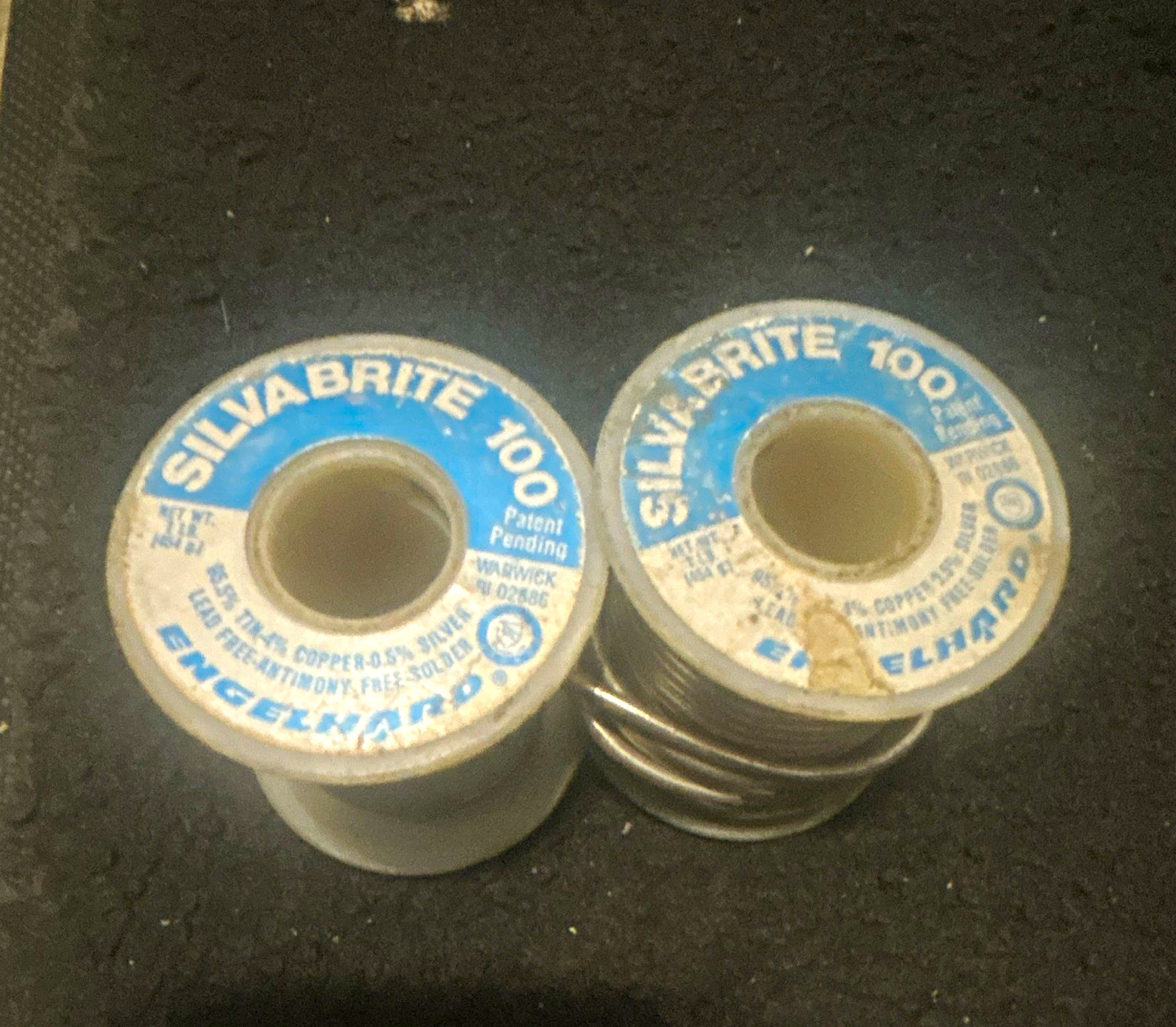 Engelhard Silvabrite 100 Lead-Free Solder Wire 0.062 in roughly 1.5 lbs