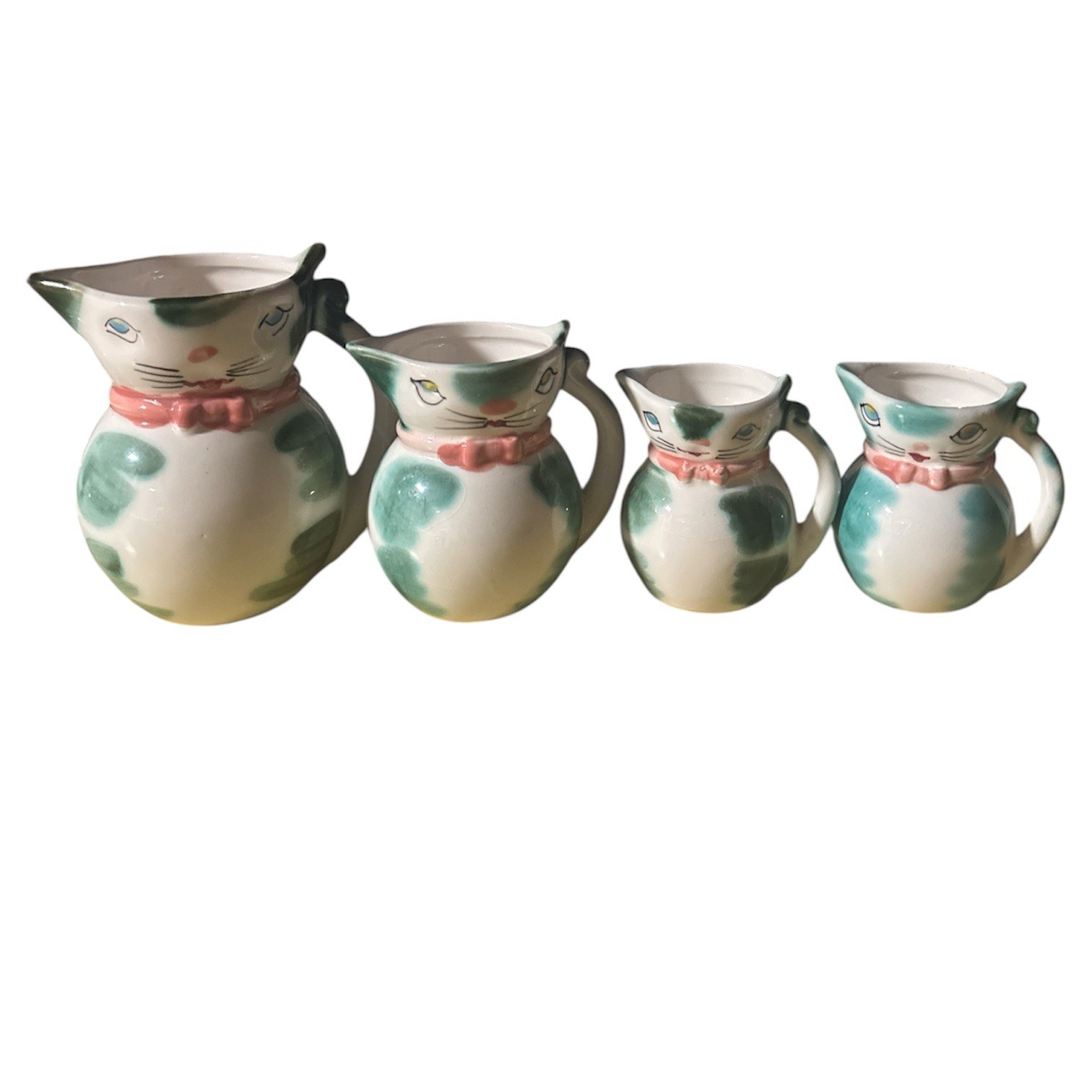 Vintage Lipper Mann Anthropomorphic 4 Kitty Cat Creamer Set Vintage Lipper Mann Anthropomorphic 4 Kitty Cat Creamer Set