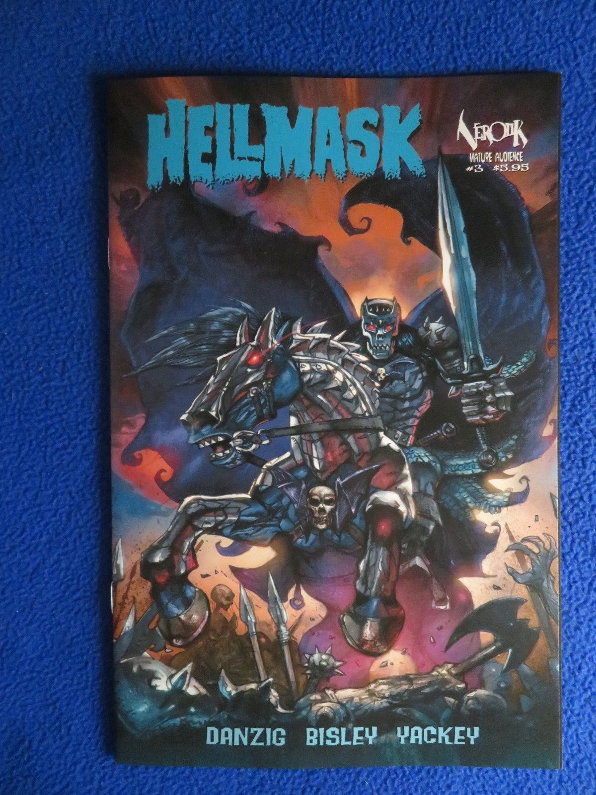 VEROTIK HELLMASK #3 FAN VARIANT 2026 GLEN DANZIG BISLEY YACKEY VEROTIK HELLMASK #3 FAN VARIANT 2026 GLEN DANZIG BISLEY YACKEY
