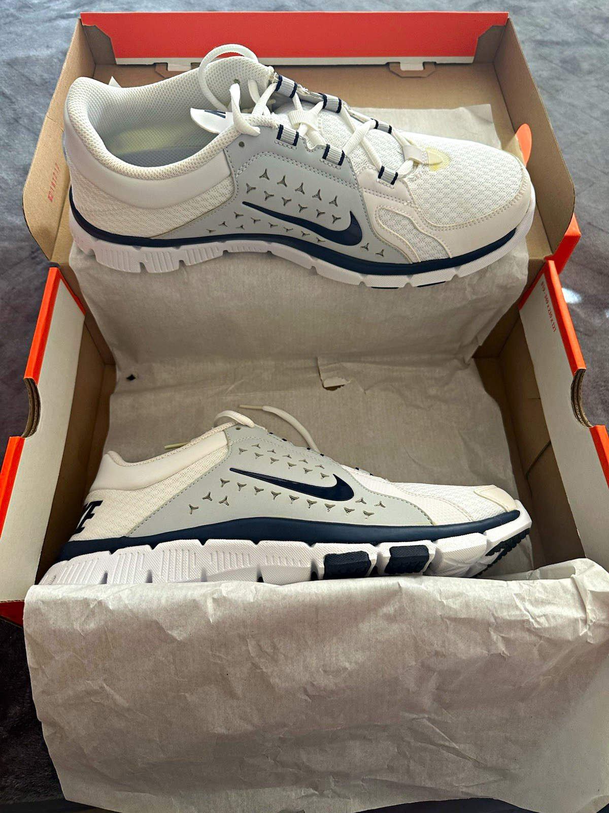 Nike Flex Supreme TR Men\'s Training Sneakers Mesh Low Top White/Blue 525730-102 Nike Flex Supreme TR Men\'s Training Sneakers Mesh Low Top White/Blue 525730-102