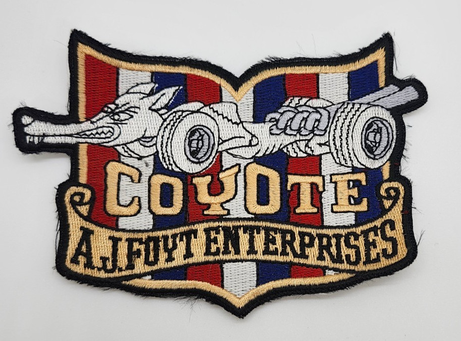 Coyote A.J. Foyt Enterprises Collector Emblem Iron on Patch Coyote A.J. Foyt Enterprises Collector Emblem Iron on Patch