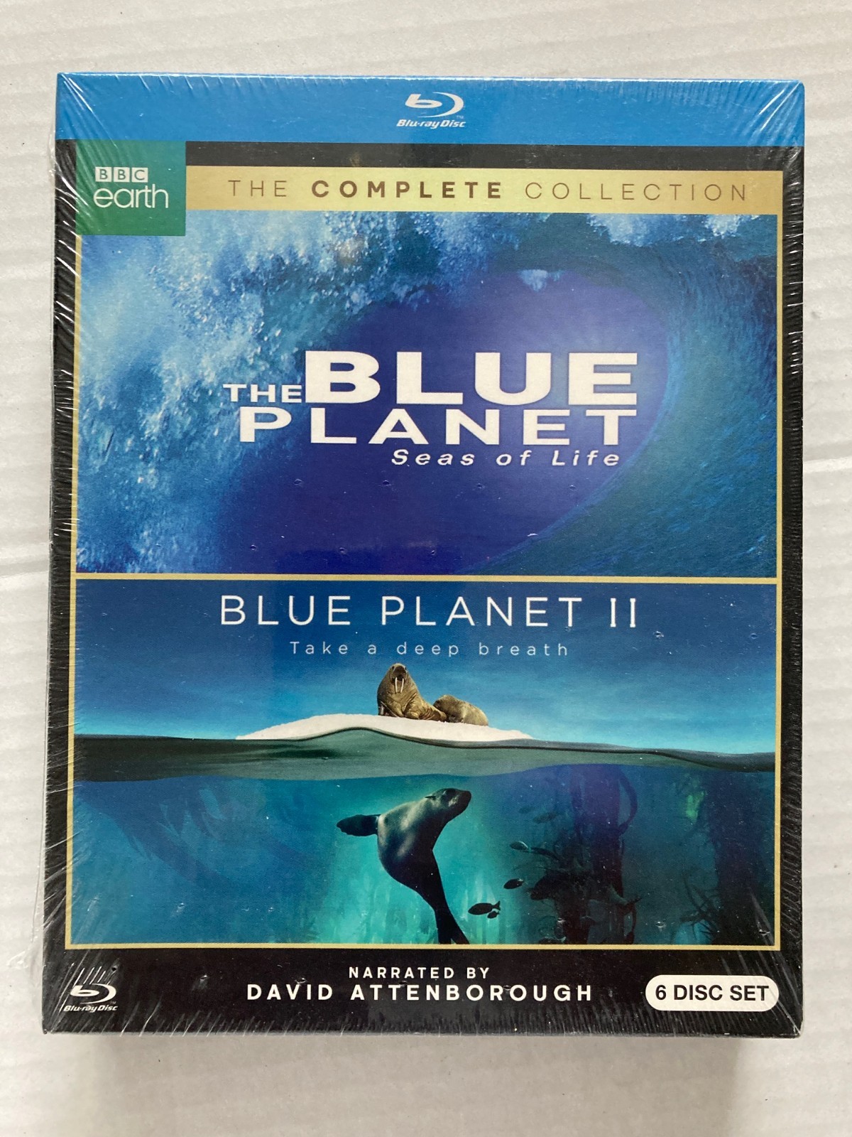 The Blue Planet, and Blue Planet II, The Complete Collection, 6 discs, Blu-ray The Blue Planet, and Blue Planet II, The Complete Collection, 6 discs, Blu-ray
