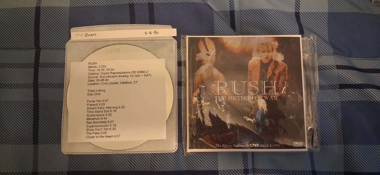 Rush Rare Live 1990 Shows- 4CD/1DVD Lot Used Like New Rush Rare Live 1990 Shows- 4CD/1DVD Lot Used Like New