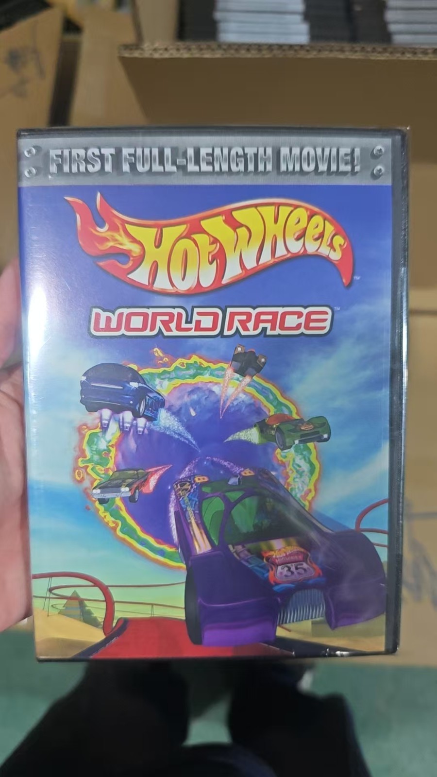 Hot Wheels World Race (DVD, 2003) brand new sealed Hot Wheels World Race (DVD, 2003) brand new sealed