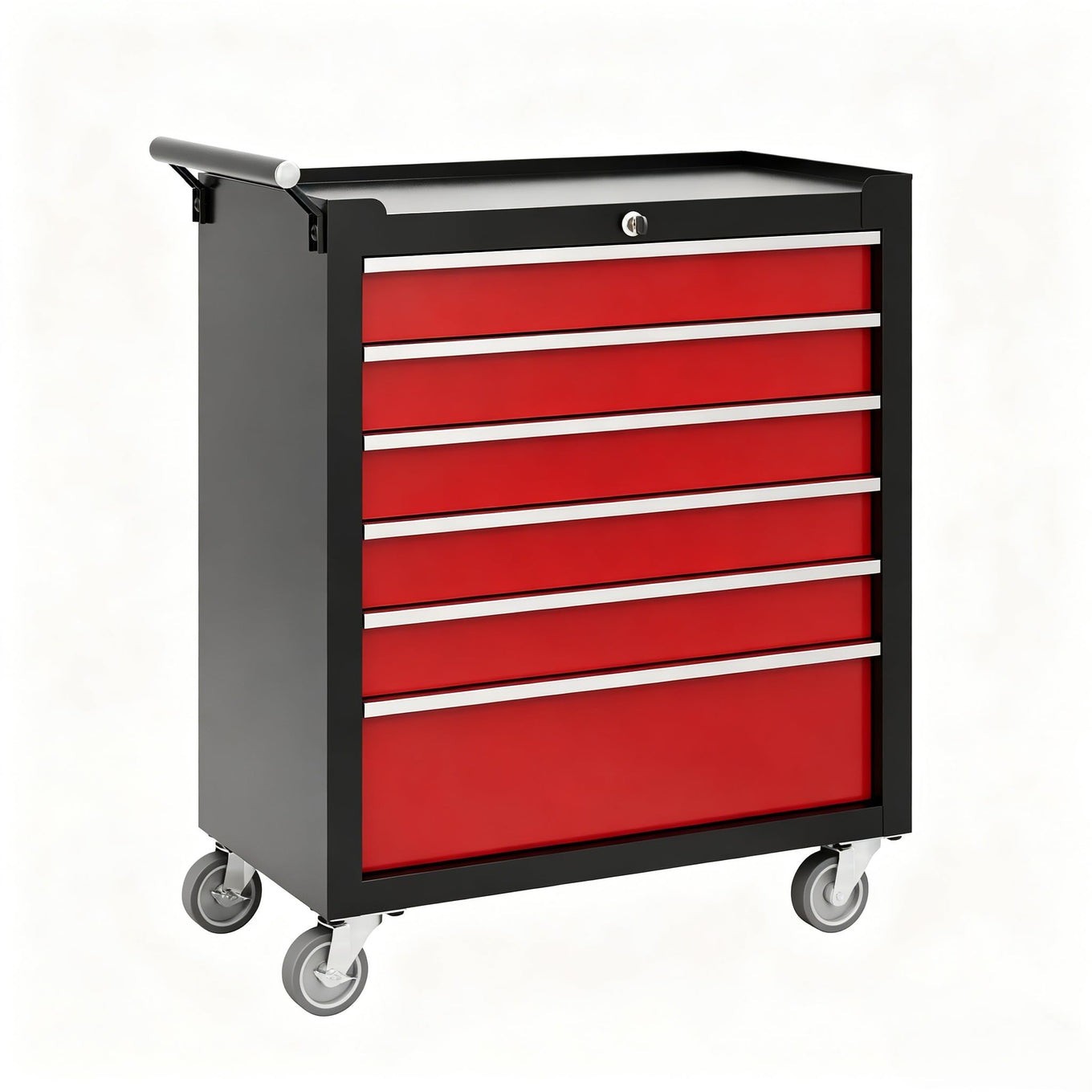 Garvee Portable Rolling Tool Chest with 6 Drawers – Secure Locking System Garvee Portable Rolling Tool Chest with 6 Drawers – Secure Locking System