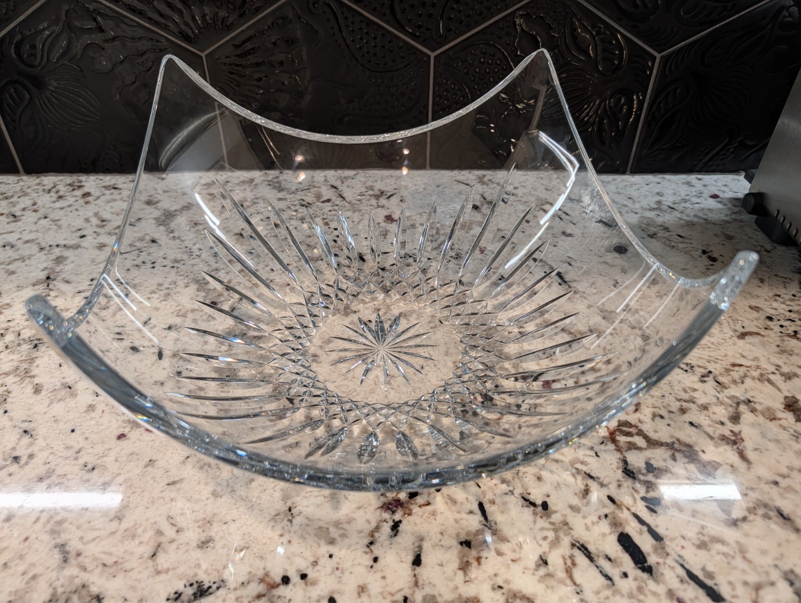 Large Waterford Crystal Bowl - Lismore 15 inch - New