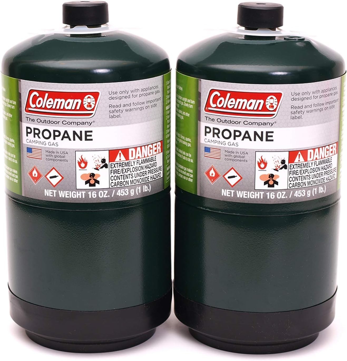 Coleman 191214 Propane Fuel Cylinders - 4 Pack