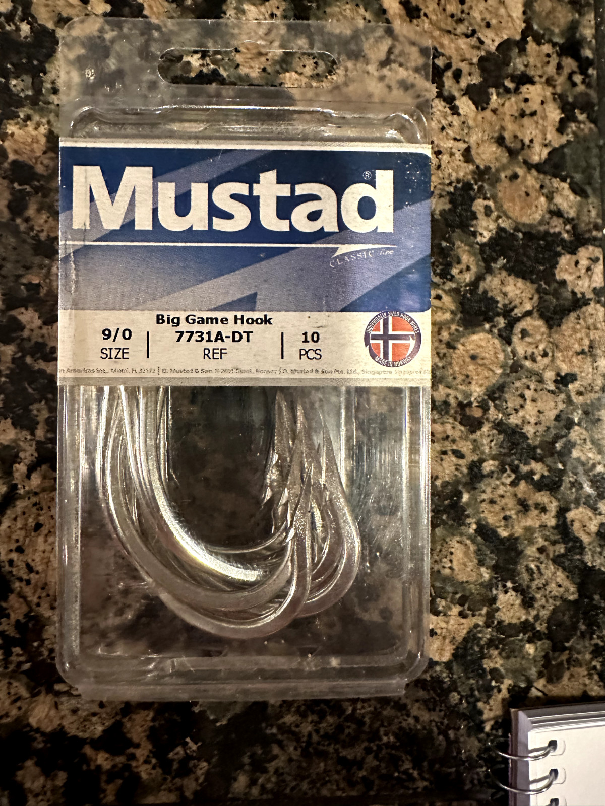 Mustad Big Game Hook 7731A-DT- 9/0