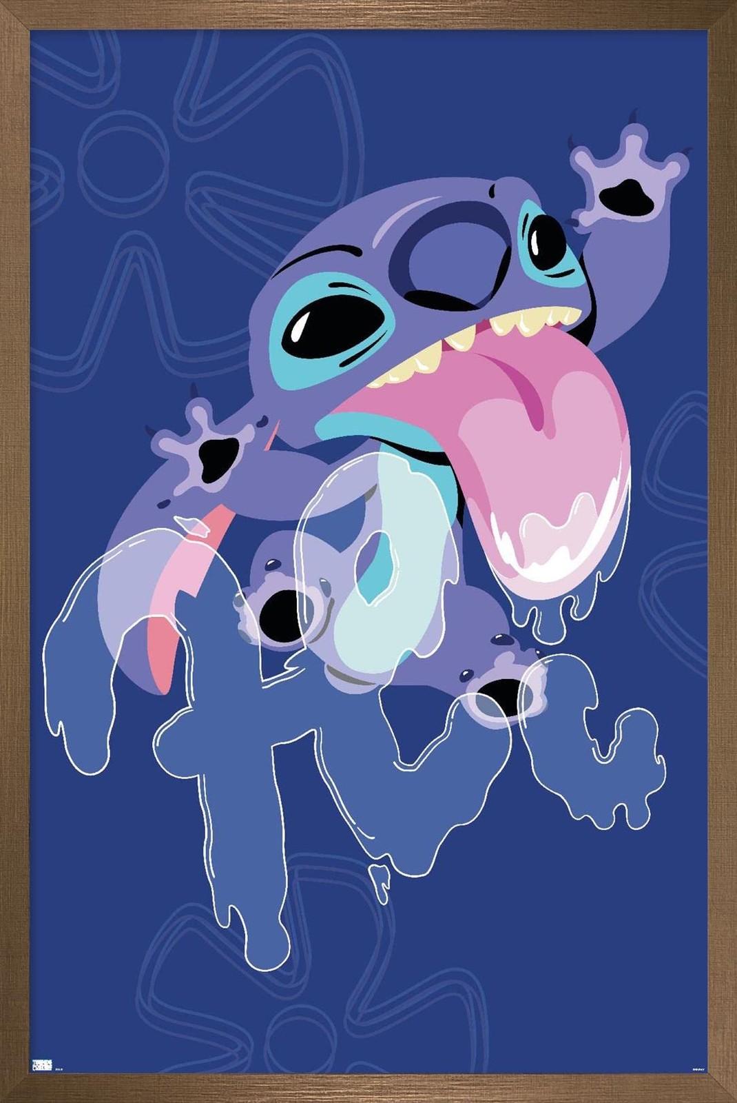 Disney Lilo And Stitch Slobber Hi Wall Poster 22.375 Disney Lilo And Stitch Slobber Hi Wall Poster 22.375