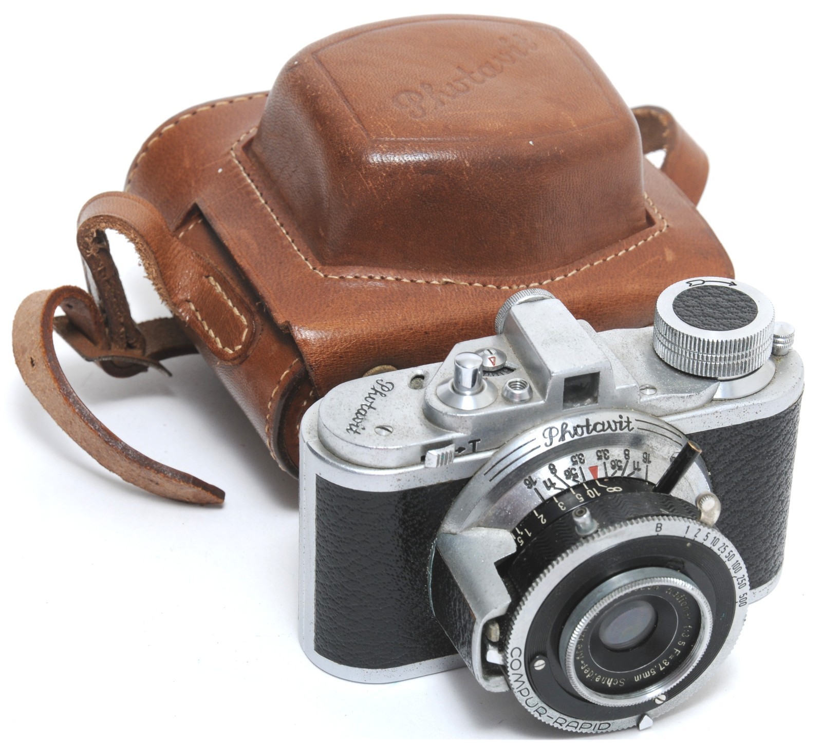 Bolta Photavit IV miniature viewfinder camera w, Schneider Radionar 3.5/37.5mm