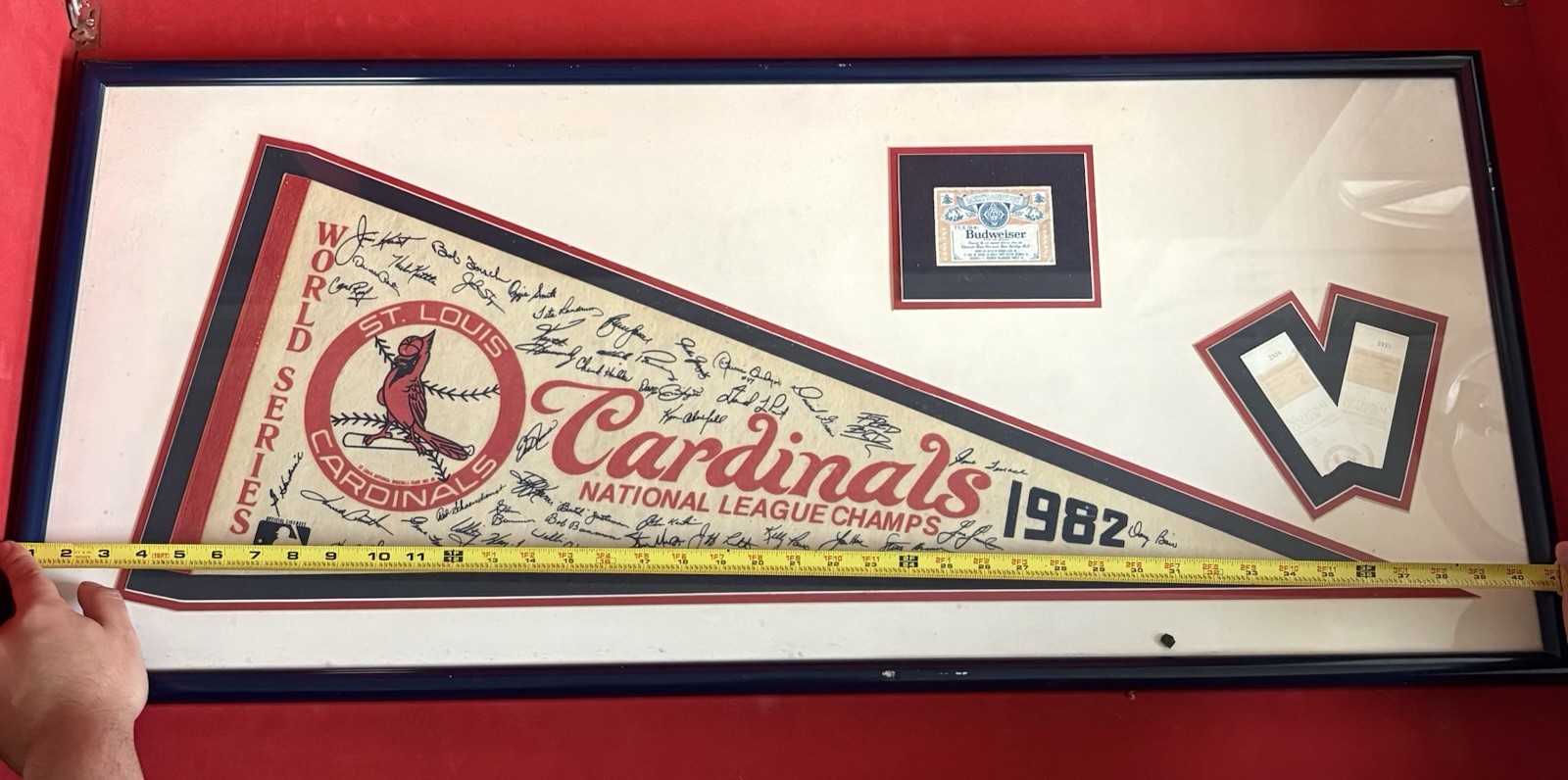 1982 Vintage St Louis Cardinals Felt Sports Pennant 1982 Vintage St Louis Cardinals Felt Sports Pennant
