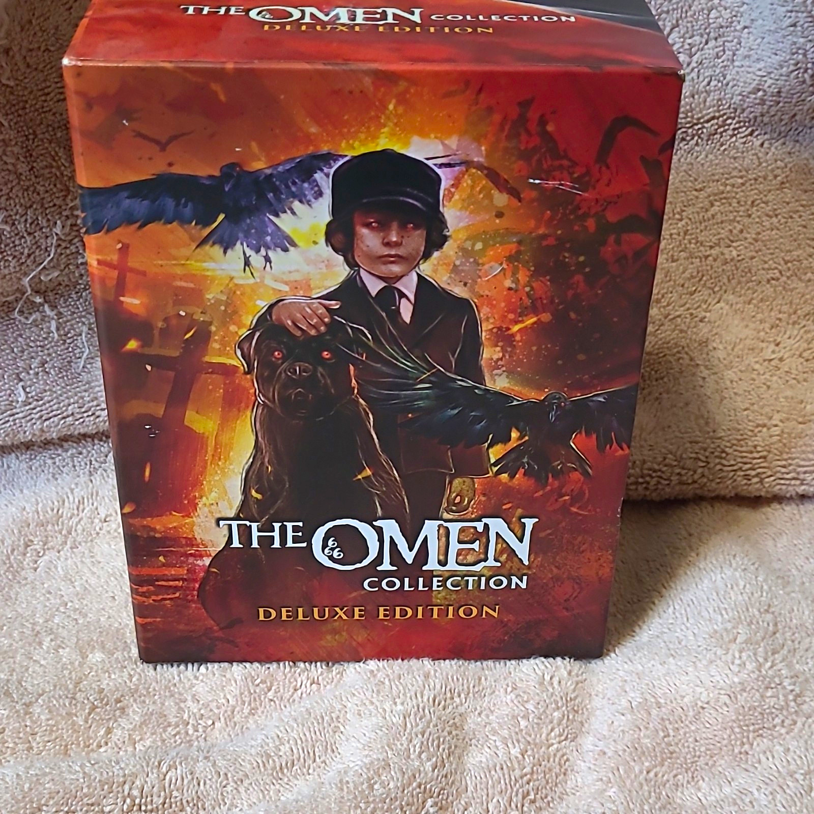 The Omen Collection (Blu-ray) Deluxe Edition 5-Disc Set w/Slipcover The Omen Collection (Blu-ray) Deluxe Edition 5-Disc Set w/Slipcover