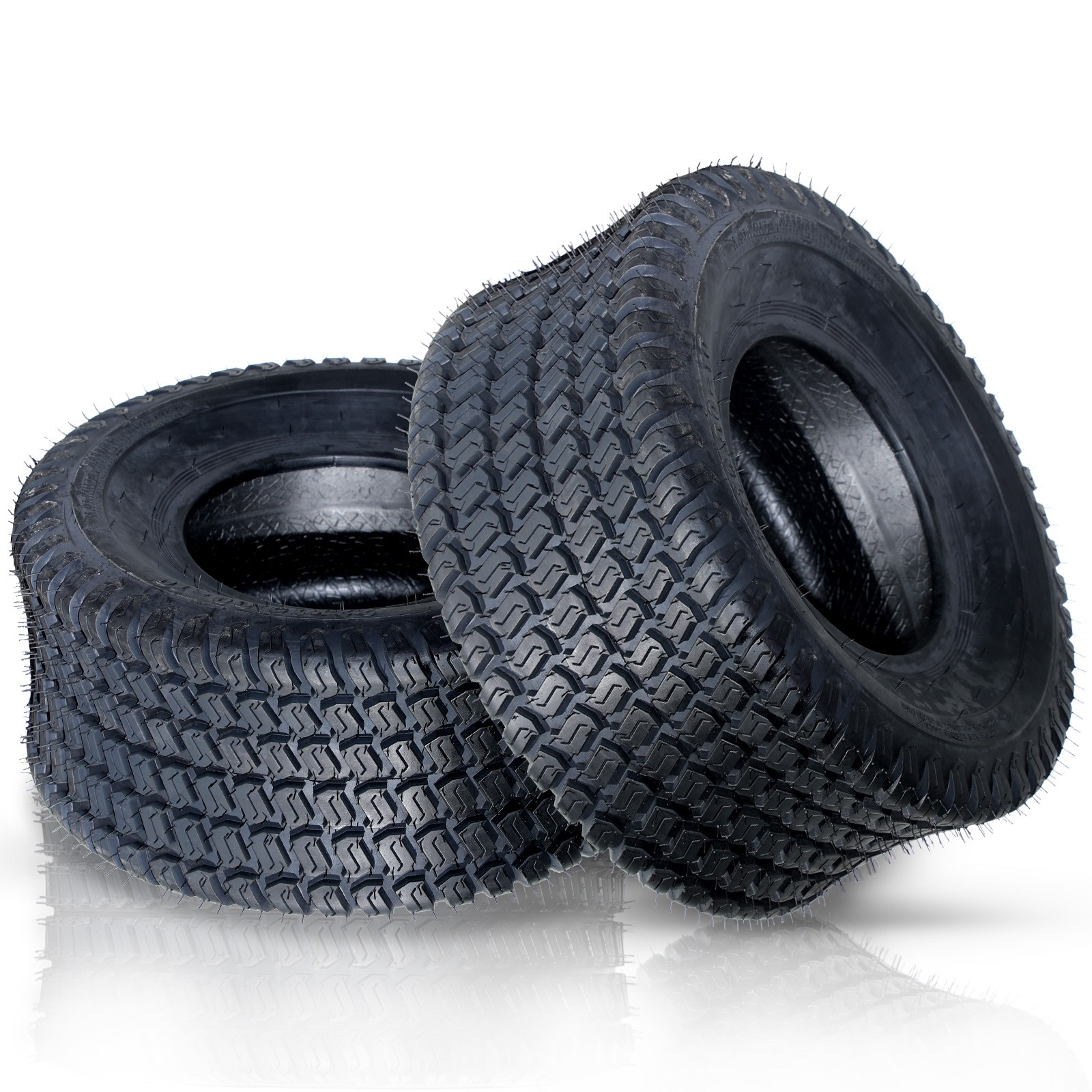 Two 22x10.00-10 Lawn Mower Tractor Turf Tires 4 Ply Rated 22x10-10 Tubeless