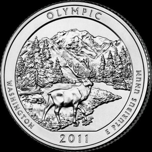 2011 P - Olympic National Park Quarter Washington America The Beautiful ATB 2011 P - Olympic National Park Quarter Washington America The Beautiful ATB