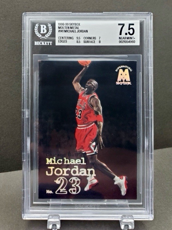 1998-99 Skybox Molten Metal - Supernatural Michael Jordan #141