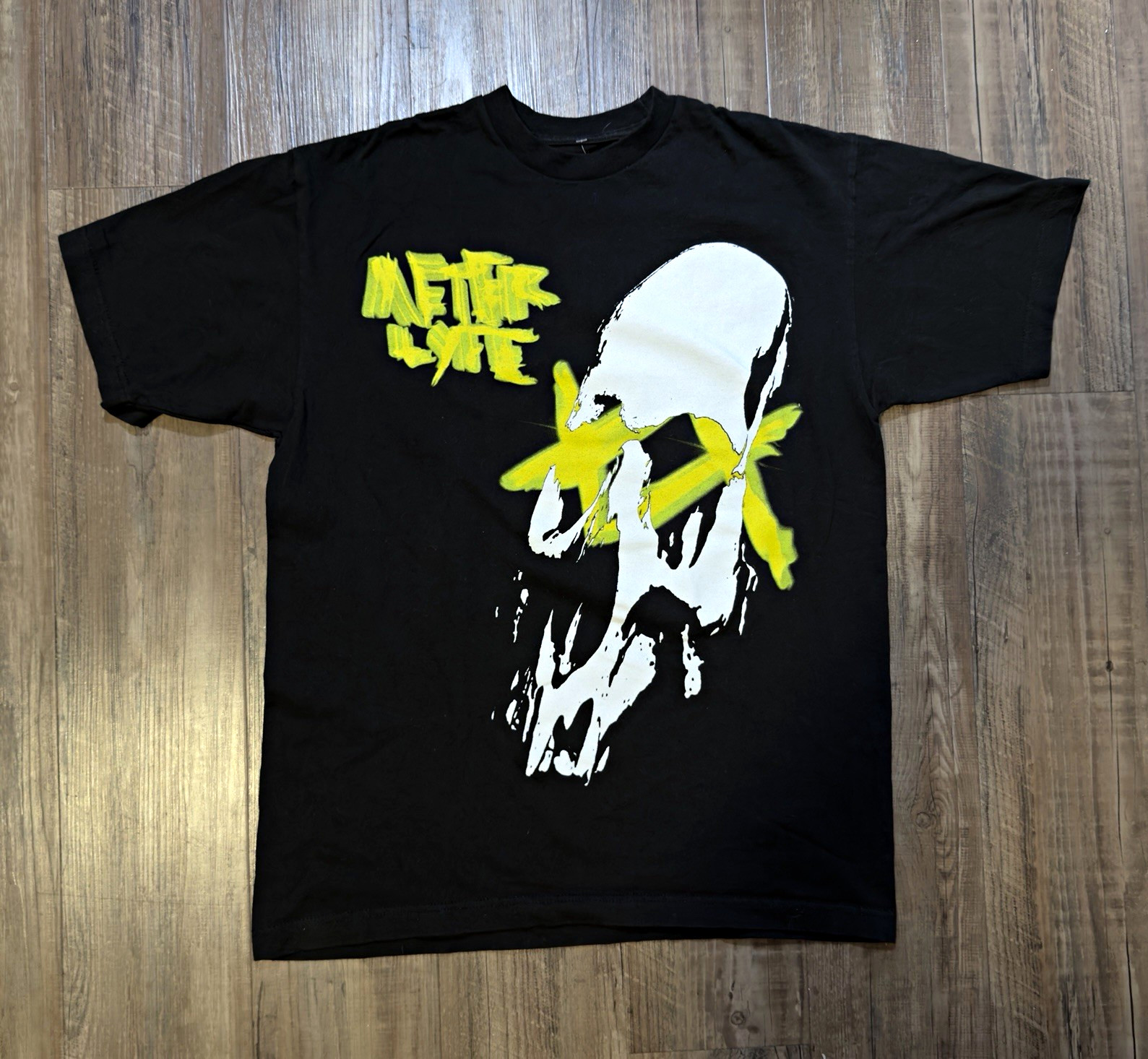 Yeat Afterlyfe Tour Men\'s Black Graphic Tee Size L Crew Neck Short Sleeve Yeat Afterlyfe Tour Men\'s Black Graphic Tee Size L Crew Neck Short Sleeve