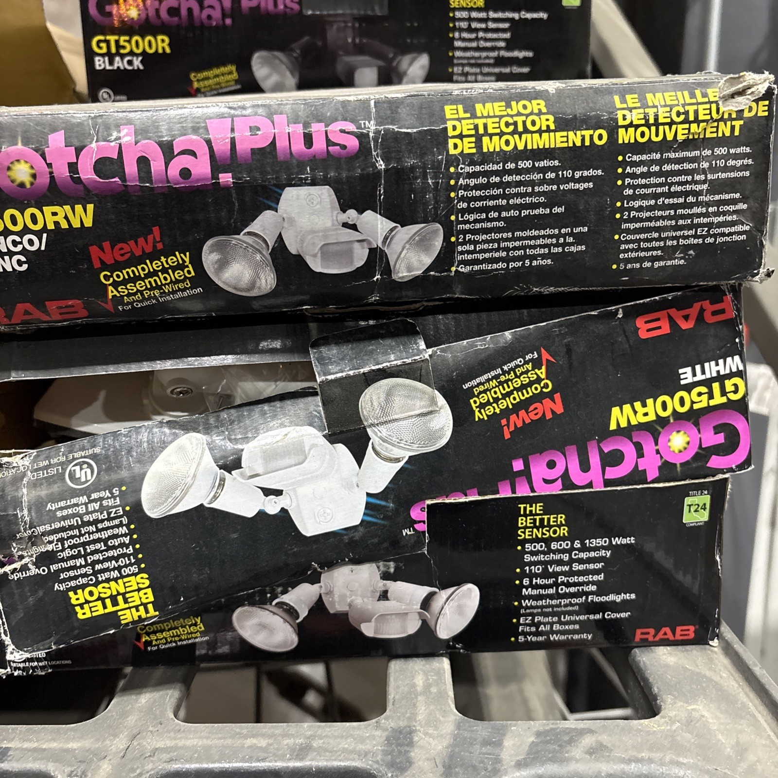 VTG 1998 RAB Lighting GT500Rw Gotcha Plus Outdoor Sensor Detection New Sealed VTG 1998 RAB Lighting GT500Rw Gotcha Plus Outdoor Sensor Detection New Sealed