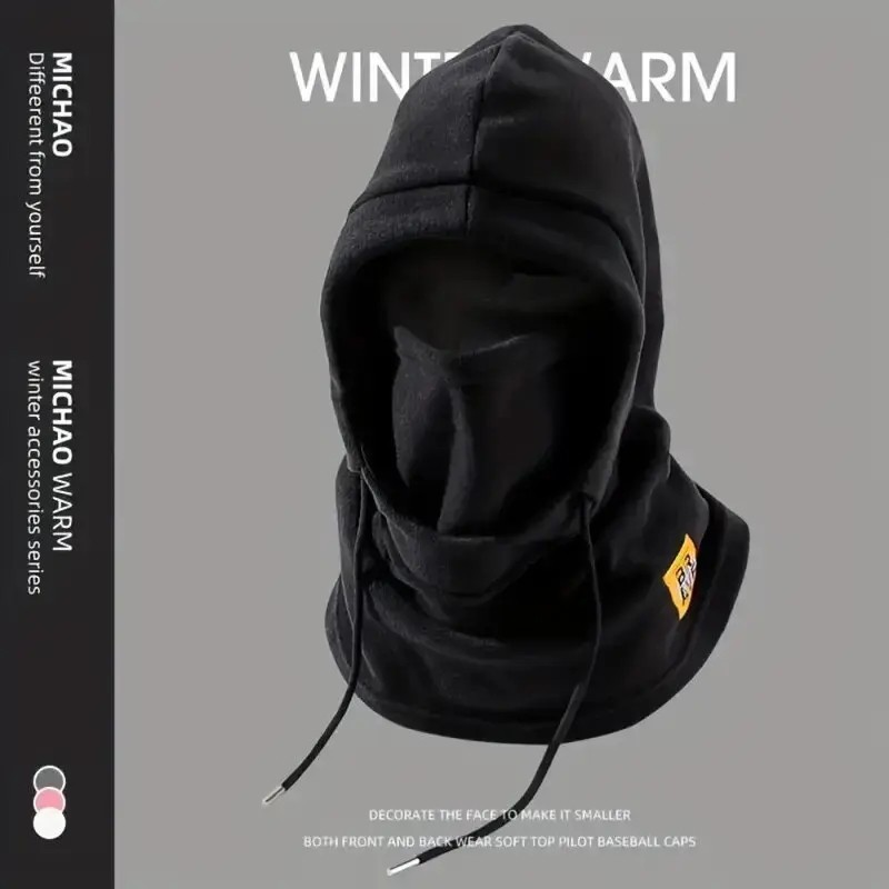 3-in-1 Winter Warm Hat With Mask Neck Warmer Windproof Balaclava Ski Hood Cap