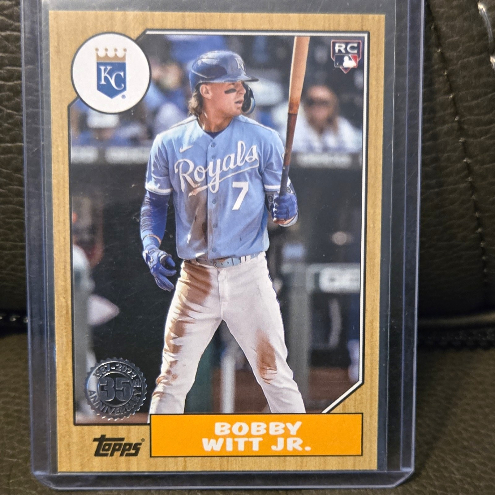 Topps 2022 Update 1987 Topps Baseball Bobby Witt Jr. Royals RC #87TBU-7