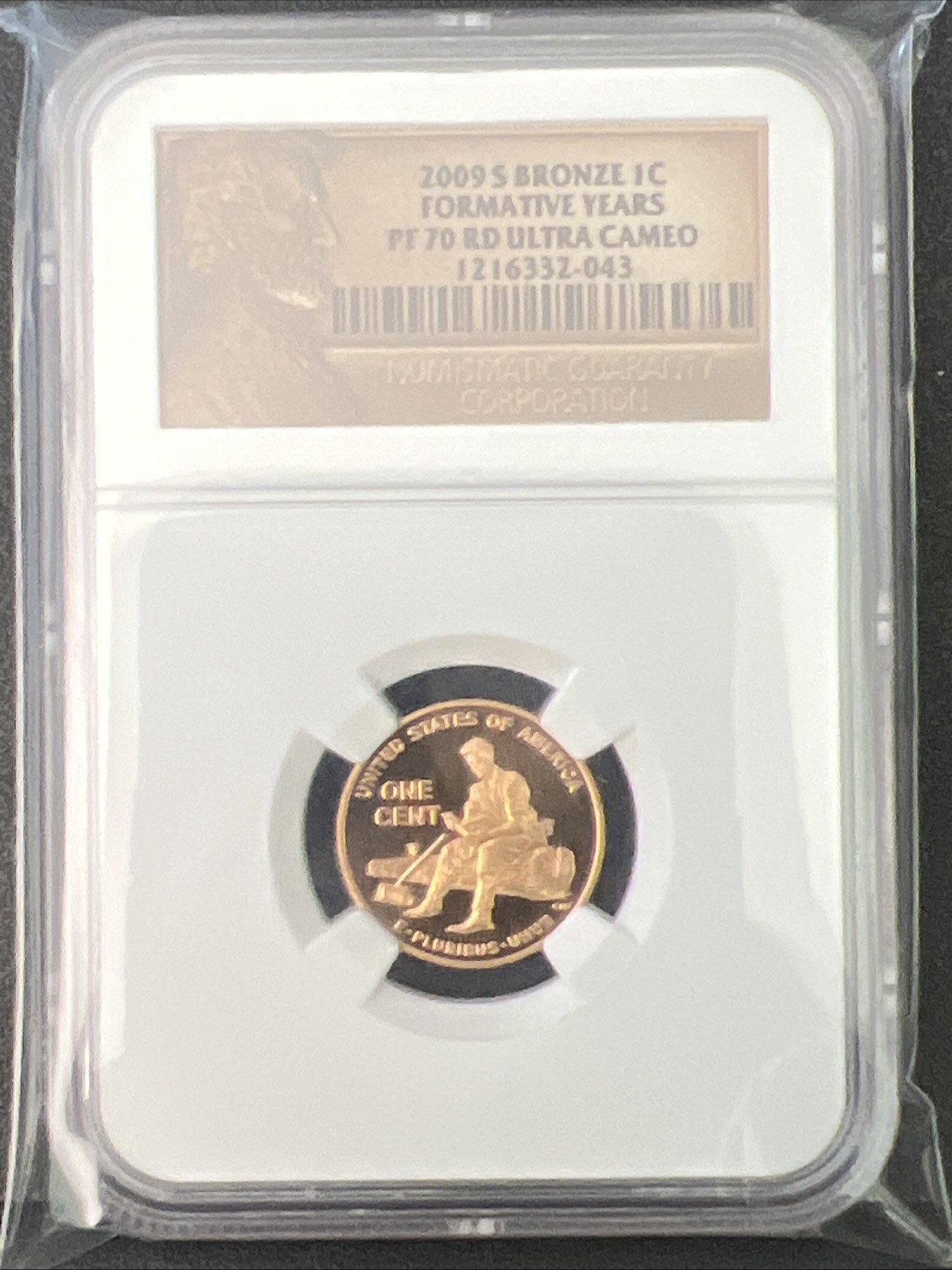 2009 S Lincoln Cent BRONZE FORMATIVE YEARS PROOF CENT NGC PF70RD UC 2009 S Lincoln Cent BRONZE FORMATIVE YEARS PROOF CENT NGC PF70RD UC