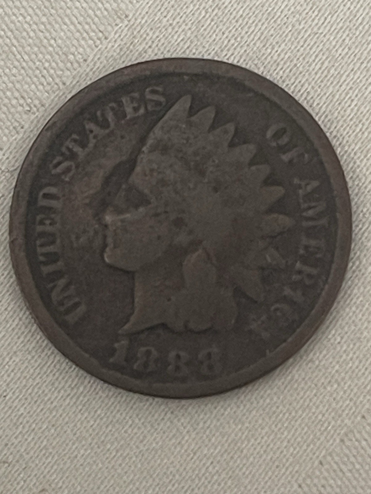1888 Indian Head Penny 8 Over 7 Error Coin 1888 Indian Head Penny 8 Over 7 Error Coin