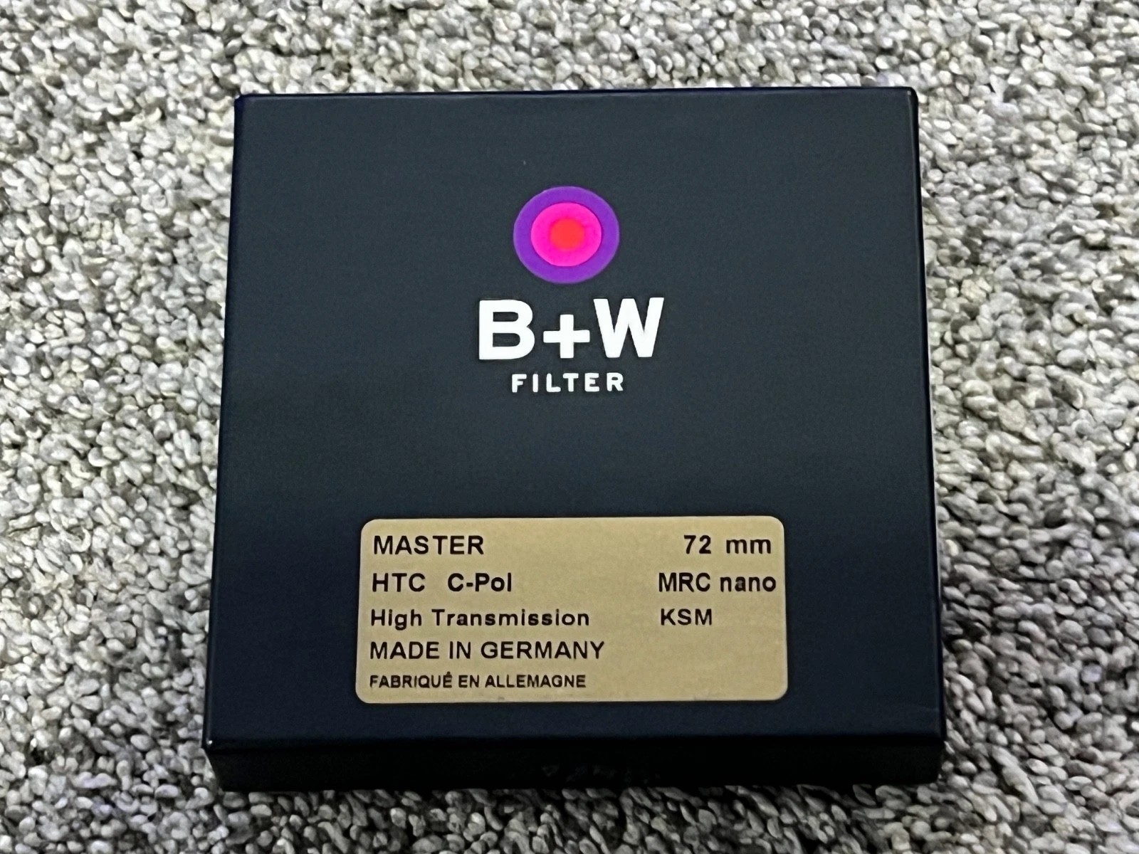 B+W 72mm MRC-Nano Master Circular Polarizer 66-1101633 - Mint Condition B+W 72mm MRC-Nano Master Circular Polarizer 66-1101633 - Mint Condition
