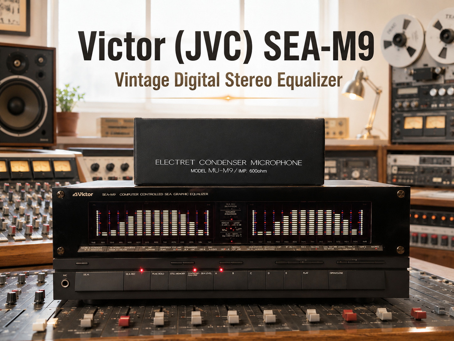 JVC SEA-M9 (VICTOR) 🌈RaRe🌈 Vintage Flagship Stereo Graphic Equalizer