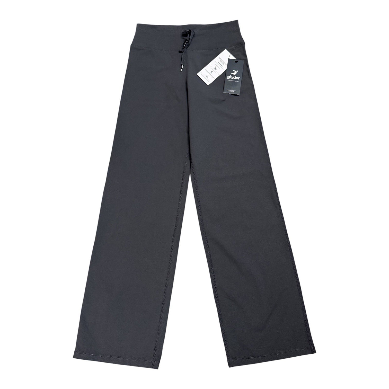 NEW GLYDER sultry straight leg pant Carbon Gray Small Yoga To Street