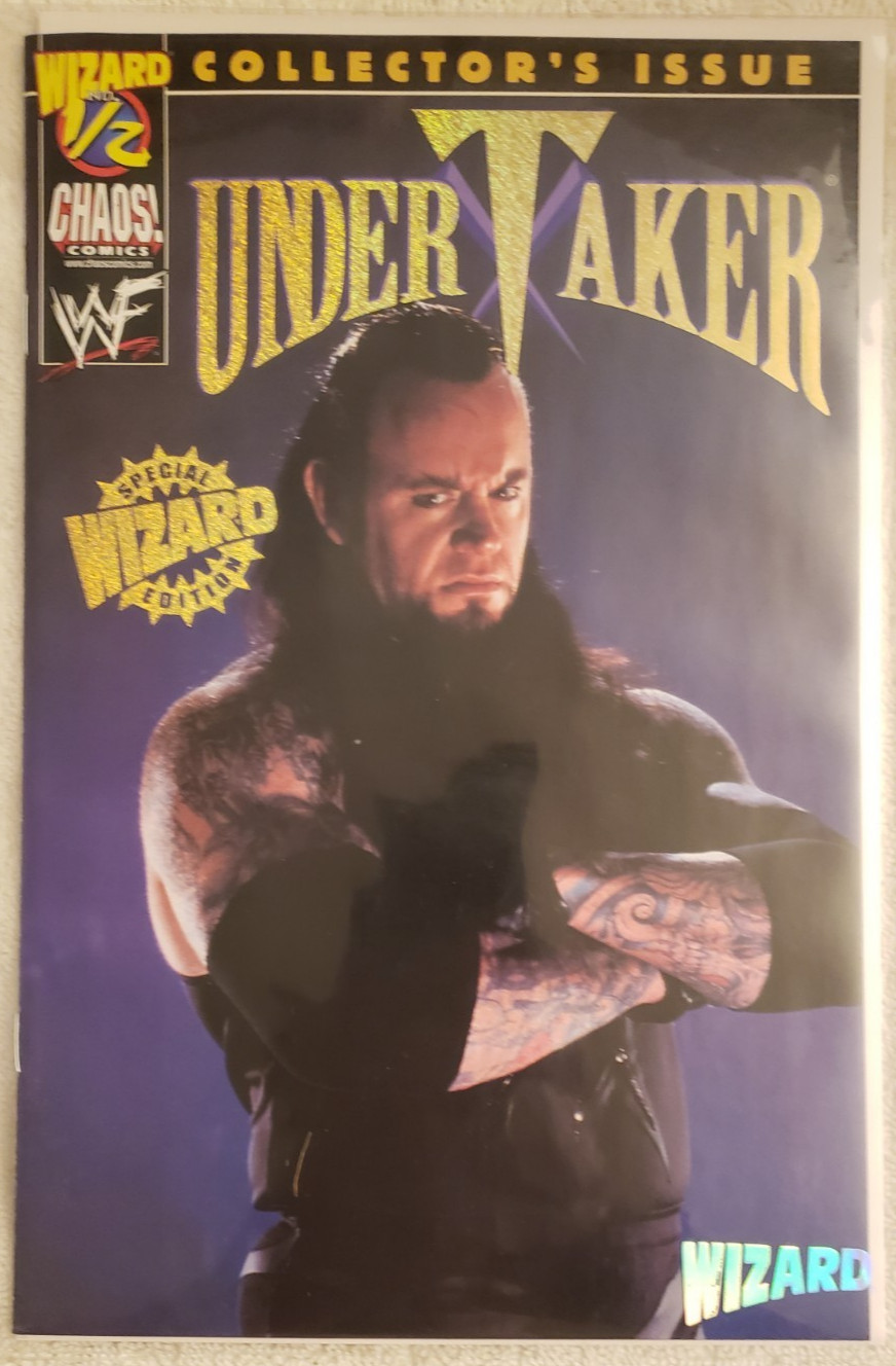 1999 Chaos Undertaker #1/2 Gold Foil Collector’s Issue Special Wizard Ed COA NM