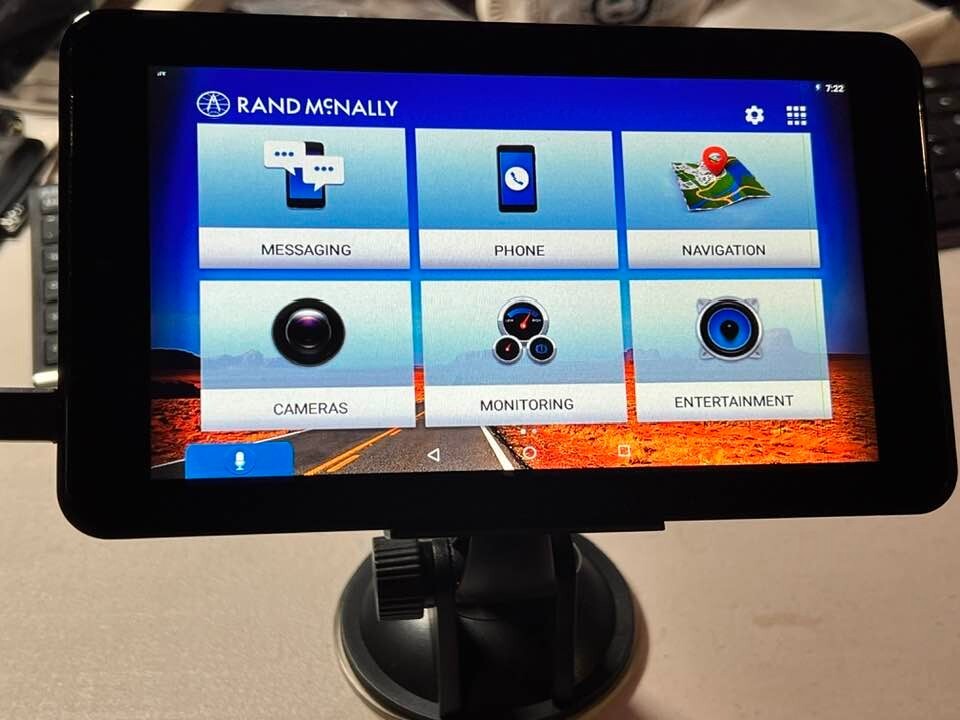 RAND MCNALLY OD7C OVERDRYVE 7 TABLET GPS RECEIVER w/DASH CAM BUNDLE RAND MCNALLY OD7C OVERDRYVE 7 TABLET GPS RECEIVER w/DASH CAM BUNDLE