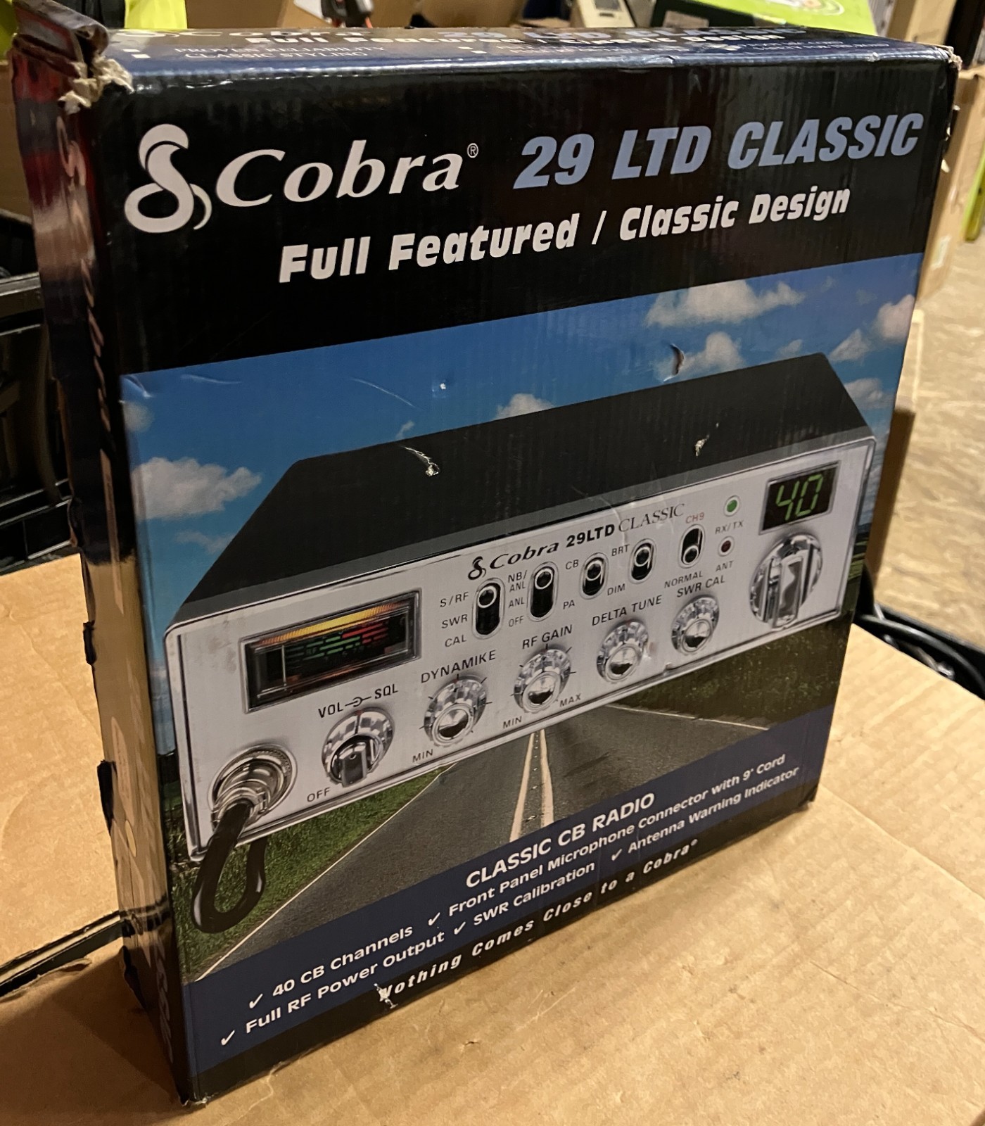Cobra 29 LTD Classic CB Radio 40 Channel Trucker CB Radio & CA-73 Mic NEW IN BOX