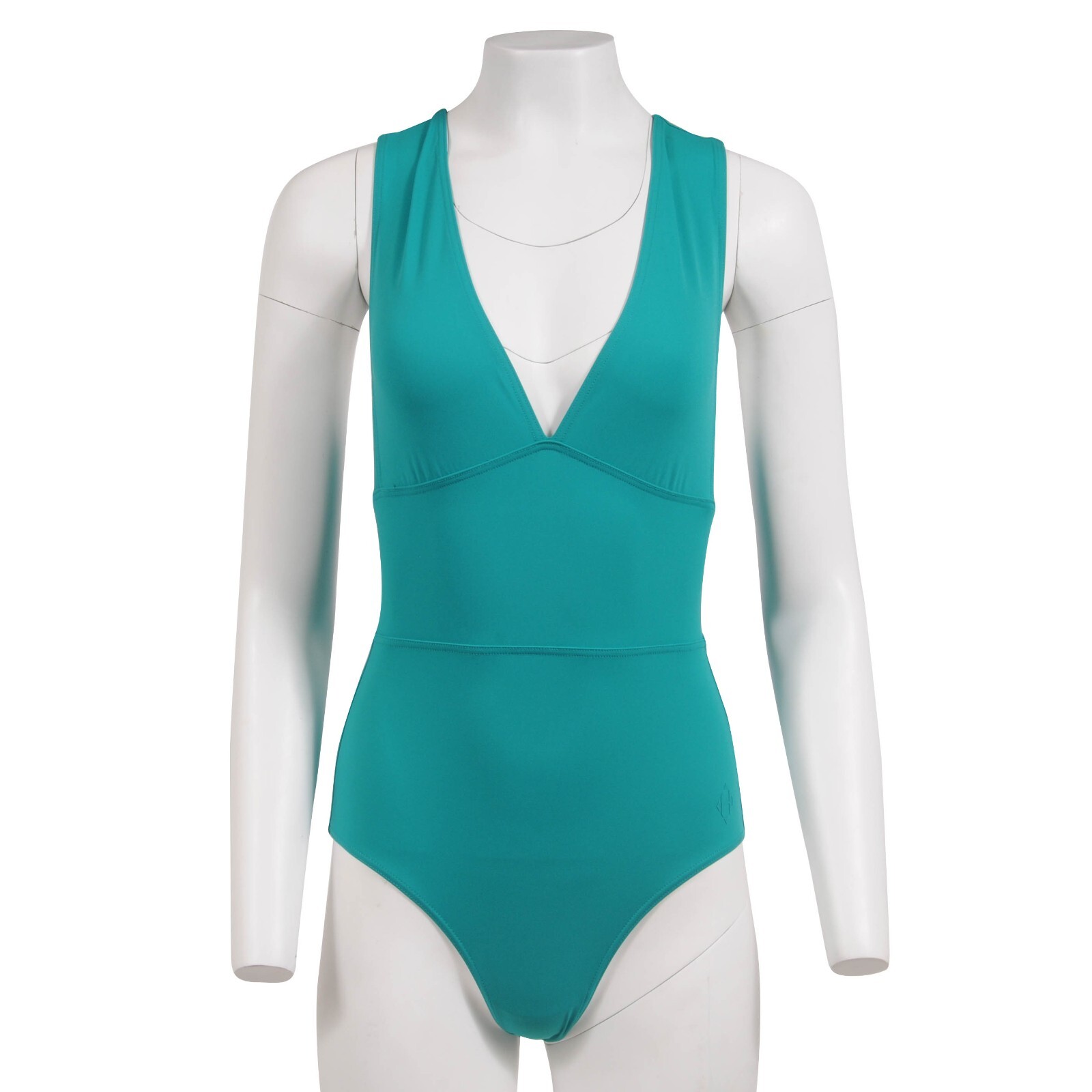Hermes Women One Piece Swimsuit 38 Bleu Lagune Teal Mint Polymide Vamp Bikini Hermes Women One Piece Swimsuit 38 Bleu Lagune Teal Mint Polymide Vamp Bikini