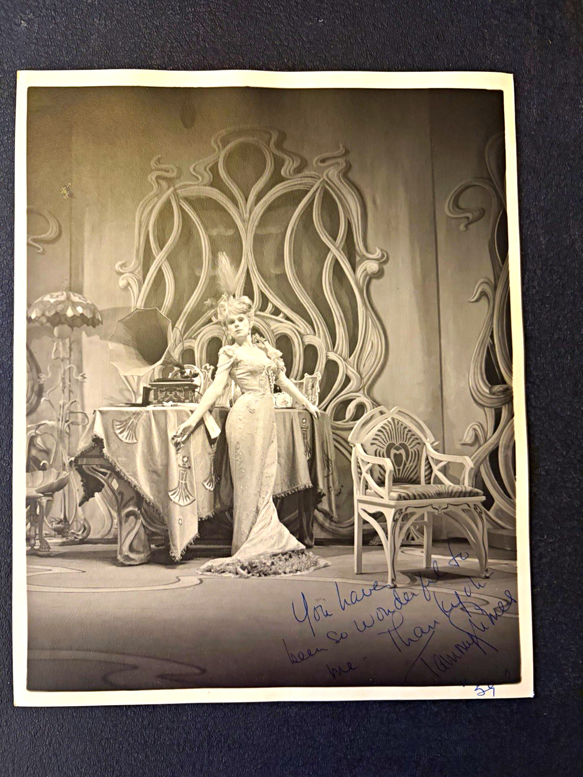 Tammy Grimes Autographed 8x10 B&W Press Photograph Portrait Theater Actress Tammy Grimes Autographed 8x10 B&W Press Photograph Portrait Theater Actress
