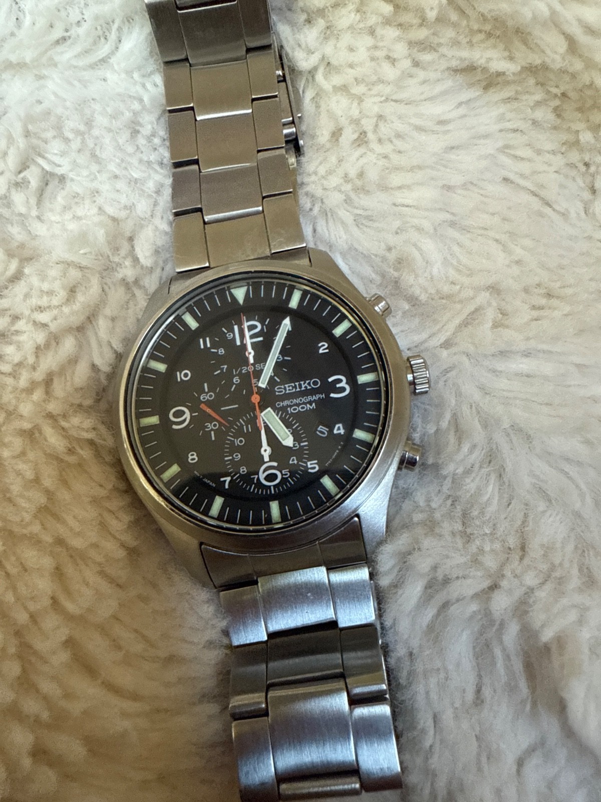 Seiko watch Chronograph 7T92-0JS0 43mm watch Seiko watch Chronograph 7T92-0JS0 43mm watch