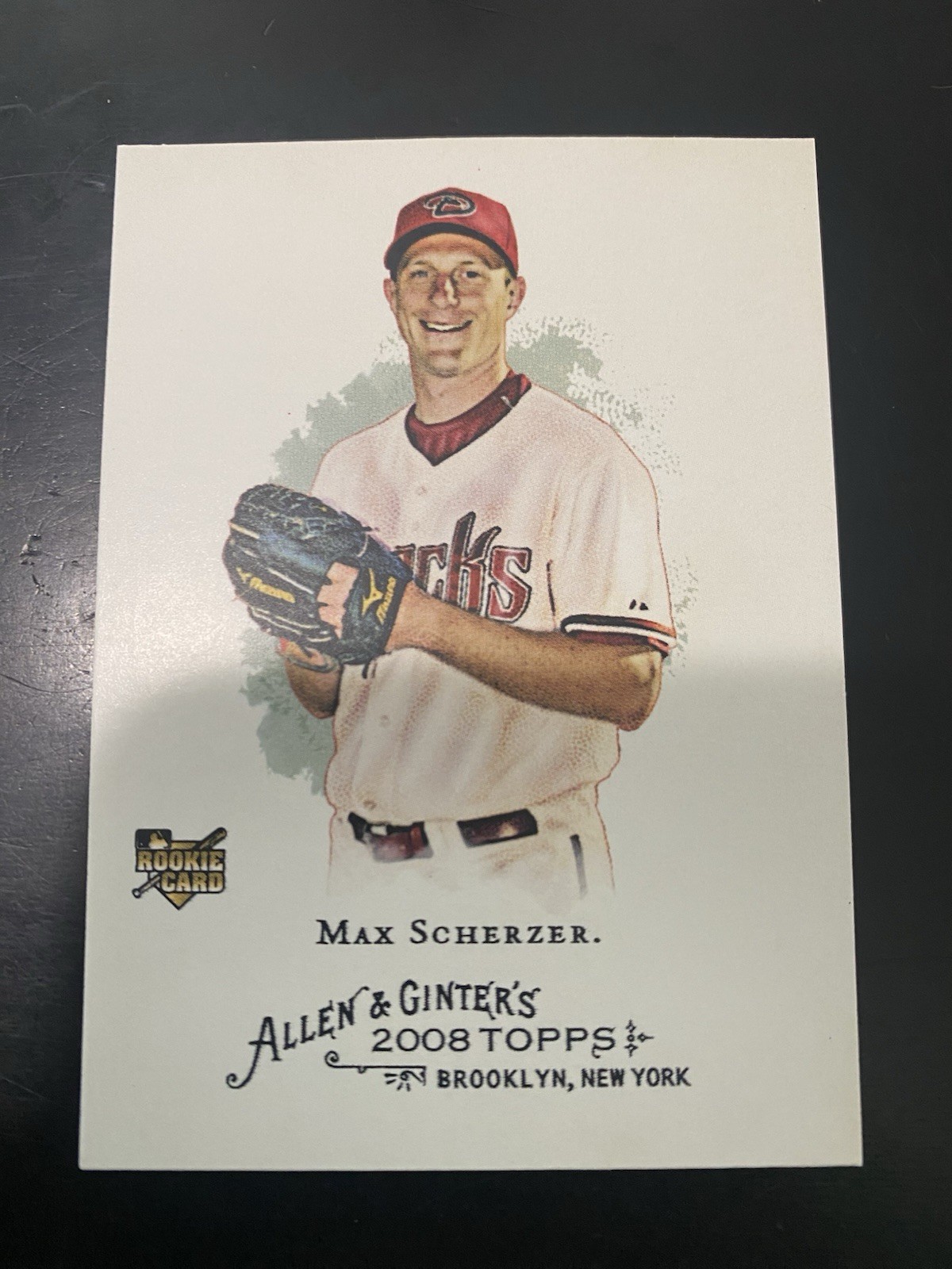 2008 Topps Allen & Ginter\'s Max Scherzer rookie base #297 Arizona Diamondbacks 2008 Topps Allen & Ginter\'s Max Scherzer rookie base #297 Arizona Diamondbacks