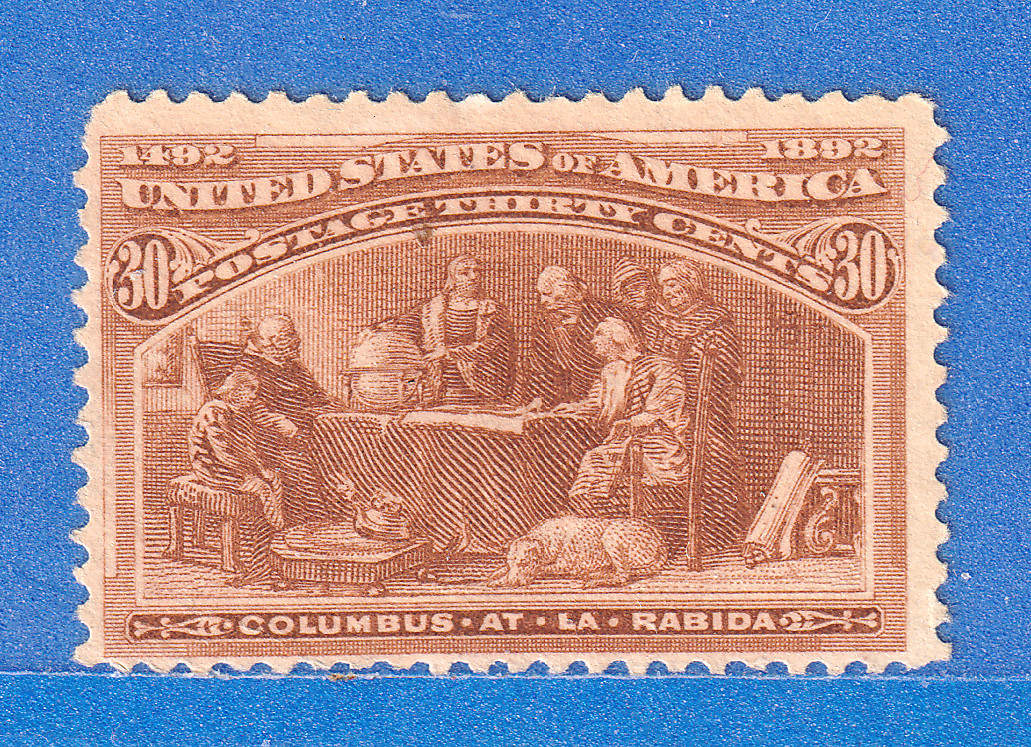 jis36 US STAMP SC# 239 30c 1893 *MINT NG 342 jis36 US STAMP SC# 239 30c 1893 *MINT NG 342