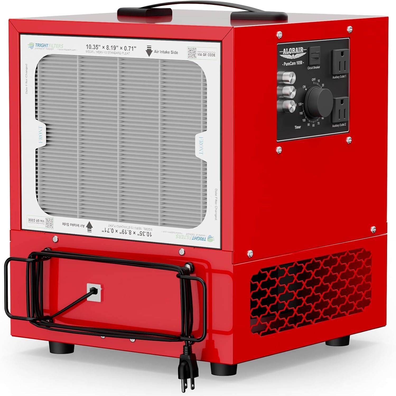 ALORAIR PureCare 1050 180° Air Intake 1050CFM Double-Side Air Filtration System