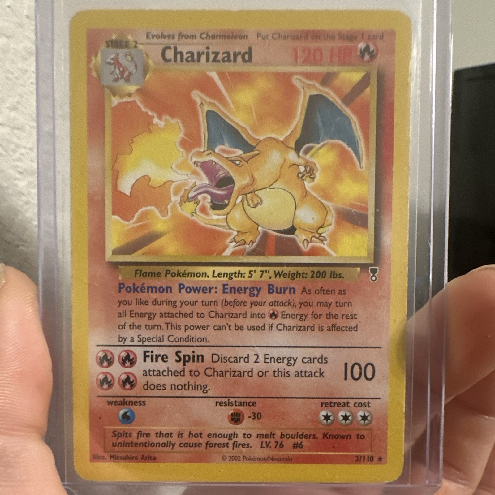 Pokemon TCG Charizard 3/110 Deck Exclusives Rare Regular English 120HP Pokemon TCG Charizard 3/110 Deck Exclusives Rare Regular English 120HP