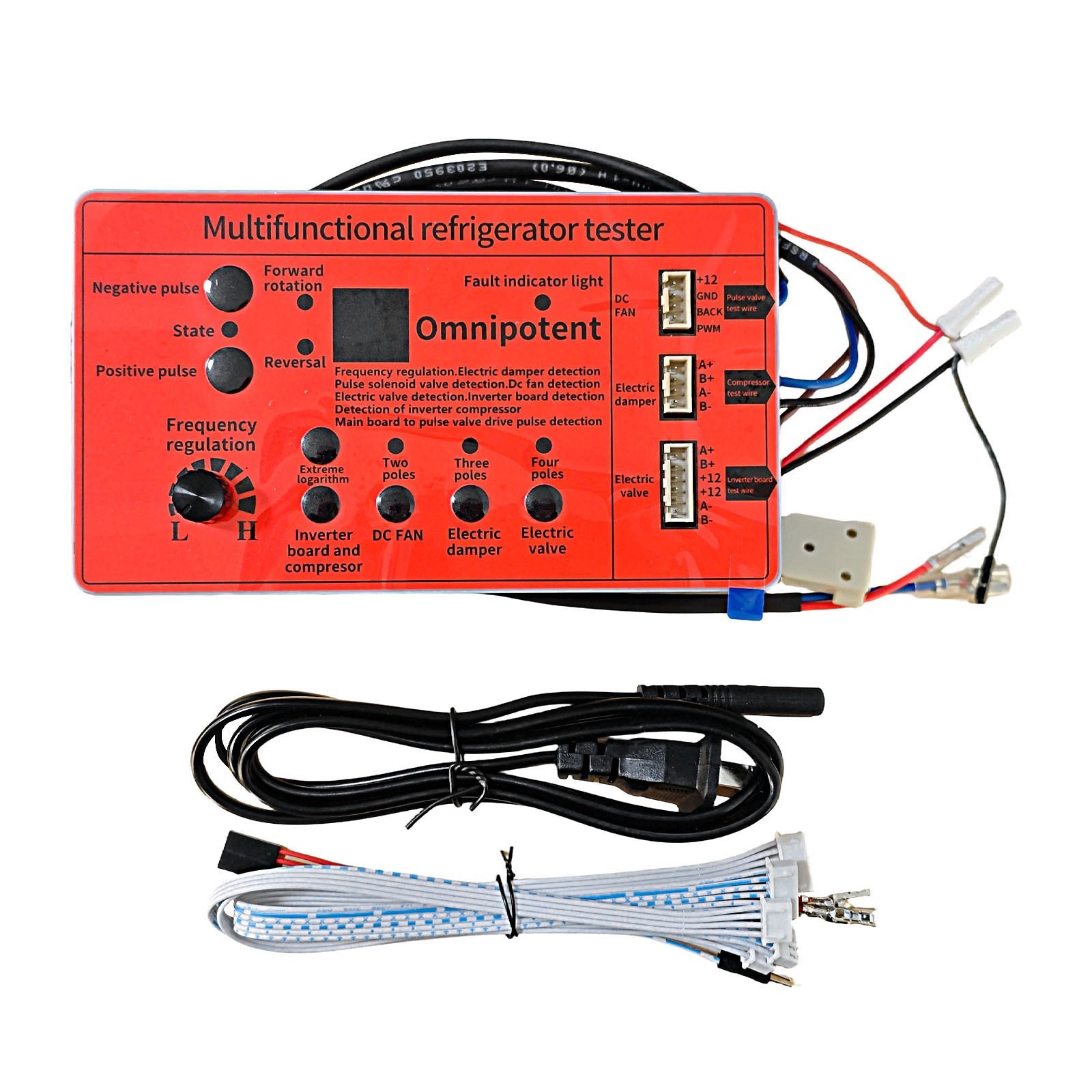 8-in-1 Refrigerator Diagnostic Tester Professional Fridge Compressor Repair Tool 8-in-1 Refrigerator Diagnostic Tester Professional Fridge Compressor Repair Tool