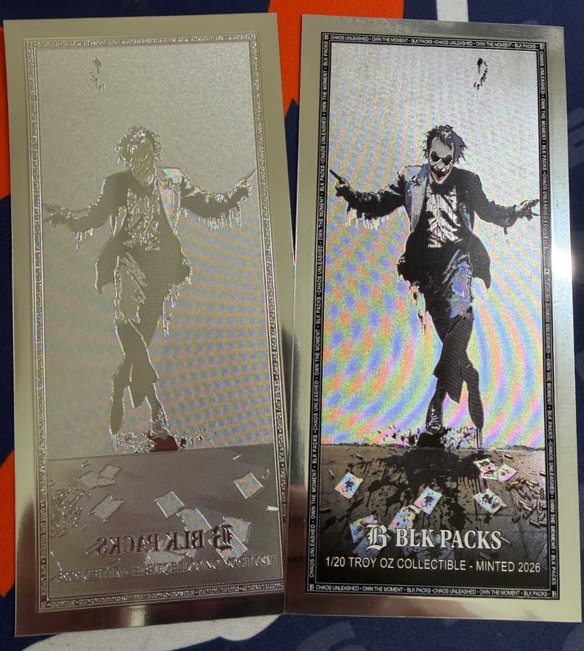 1 X SilverBack .999 Foil UNC Note, 1/20 Troy Oz. BLKPACKS, Own The Moment 1 X SilverBack .999 Foil UNC Note, 1/20 Troy Oz. BLKPACKS, Own The Moment