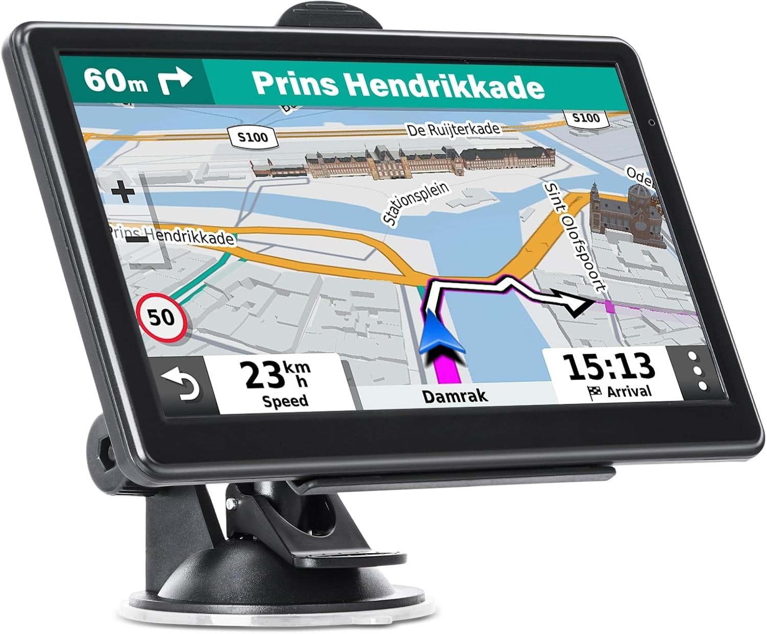 Garmin Car Truck GPS Navigation 7 Inch Touch Screen 2025 Maps Spoken Direction