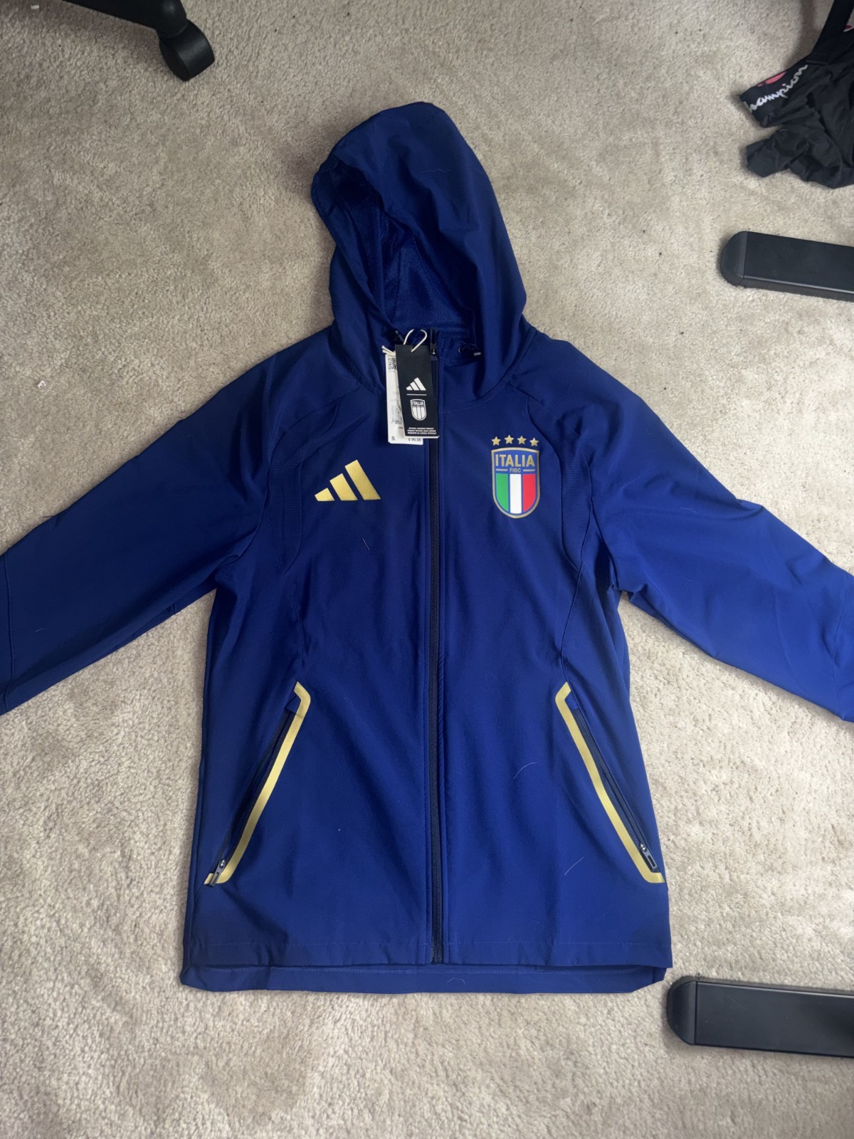 Adidas Mens Soccer Italy 2026 Track Jacket soccer (small)